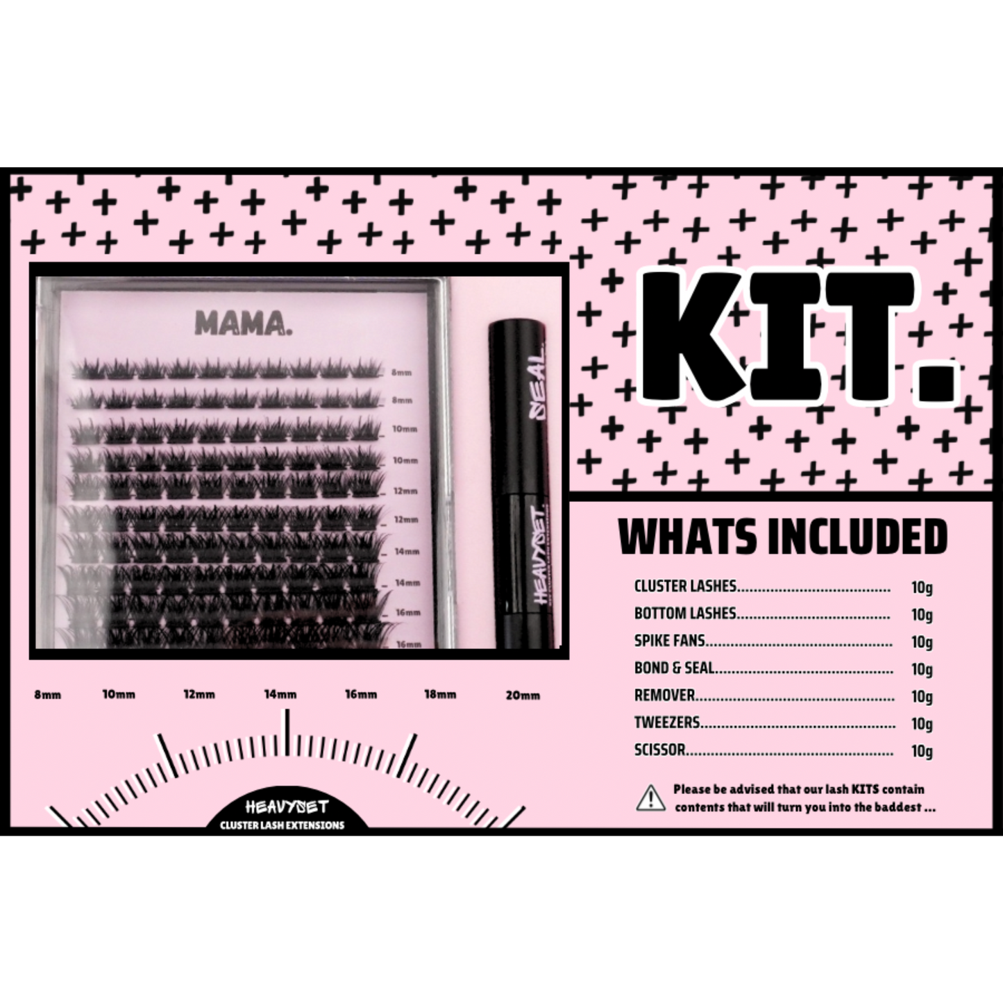 MAMA: DIY CLUSTER LASH EXTENSION KIT by HEAVYSET.