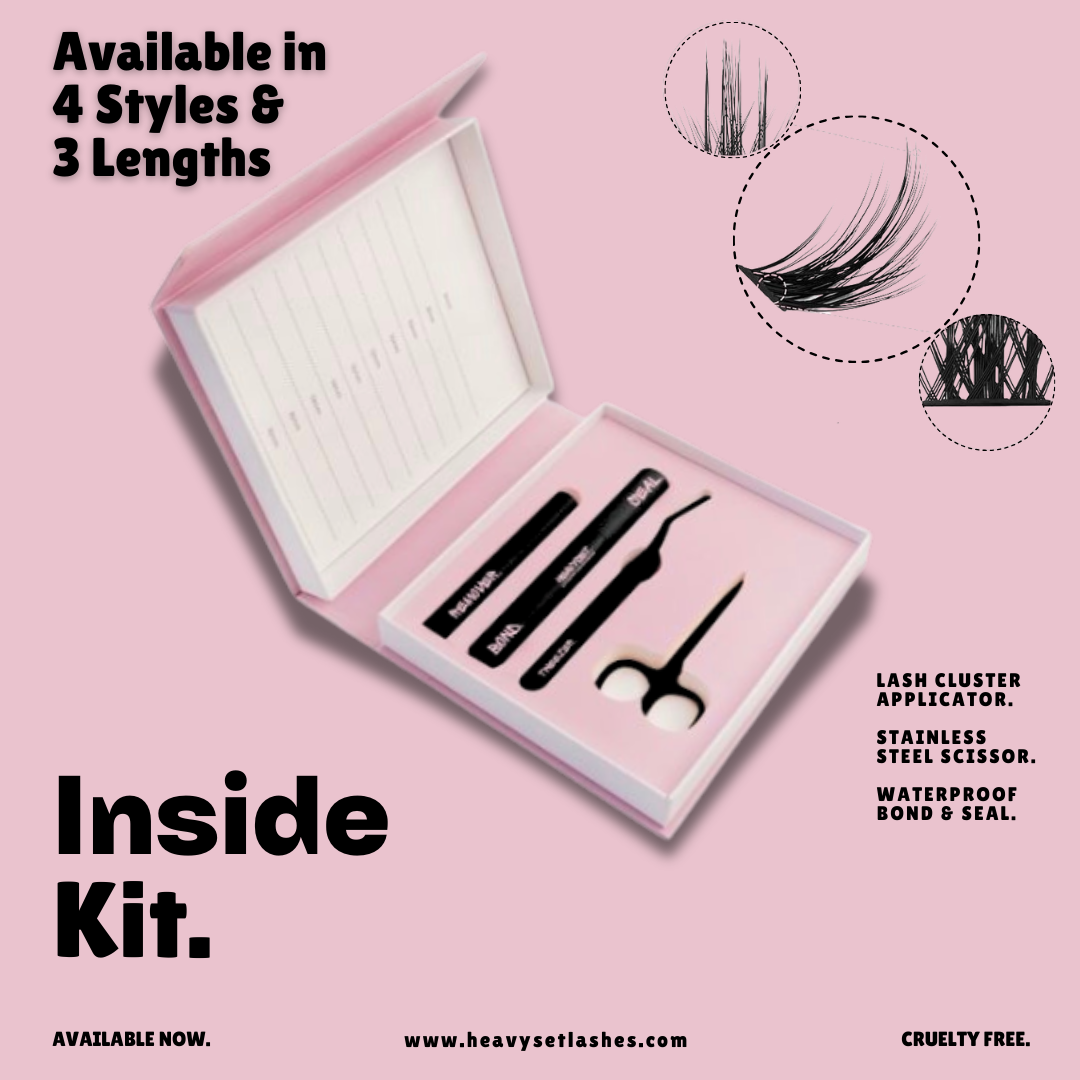 BIG BODY: DIY CLUSTER LASH EXTENSION KIT by HEAVYSET.