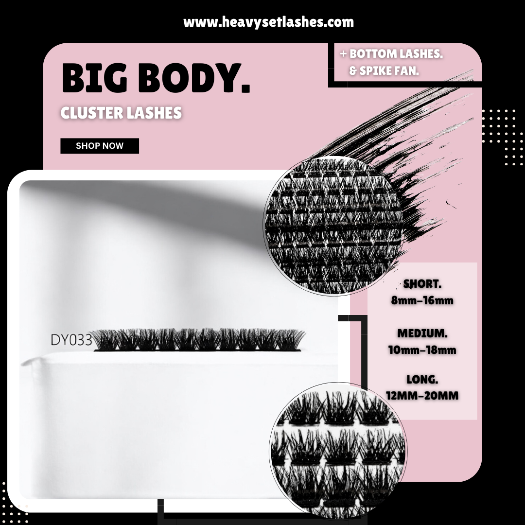 BIG BODY: DIY CLUSTER LASH EXTENSION KIT by HEAVYSET.