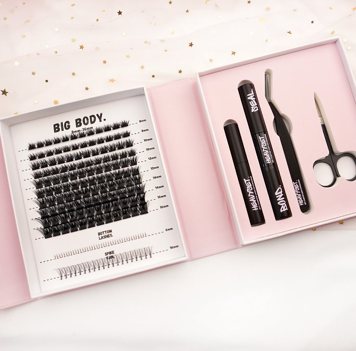 BIG BODY: DIY CLUSTER LASH EXTENSION KIT by HEAVYSET.