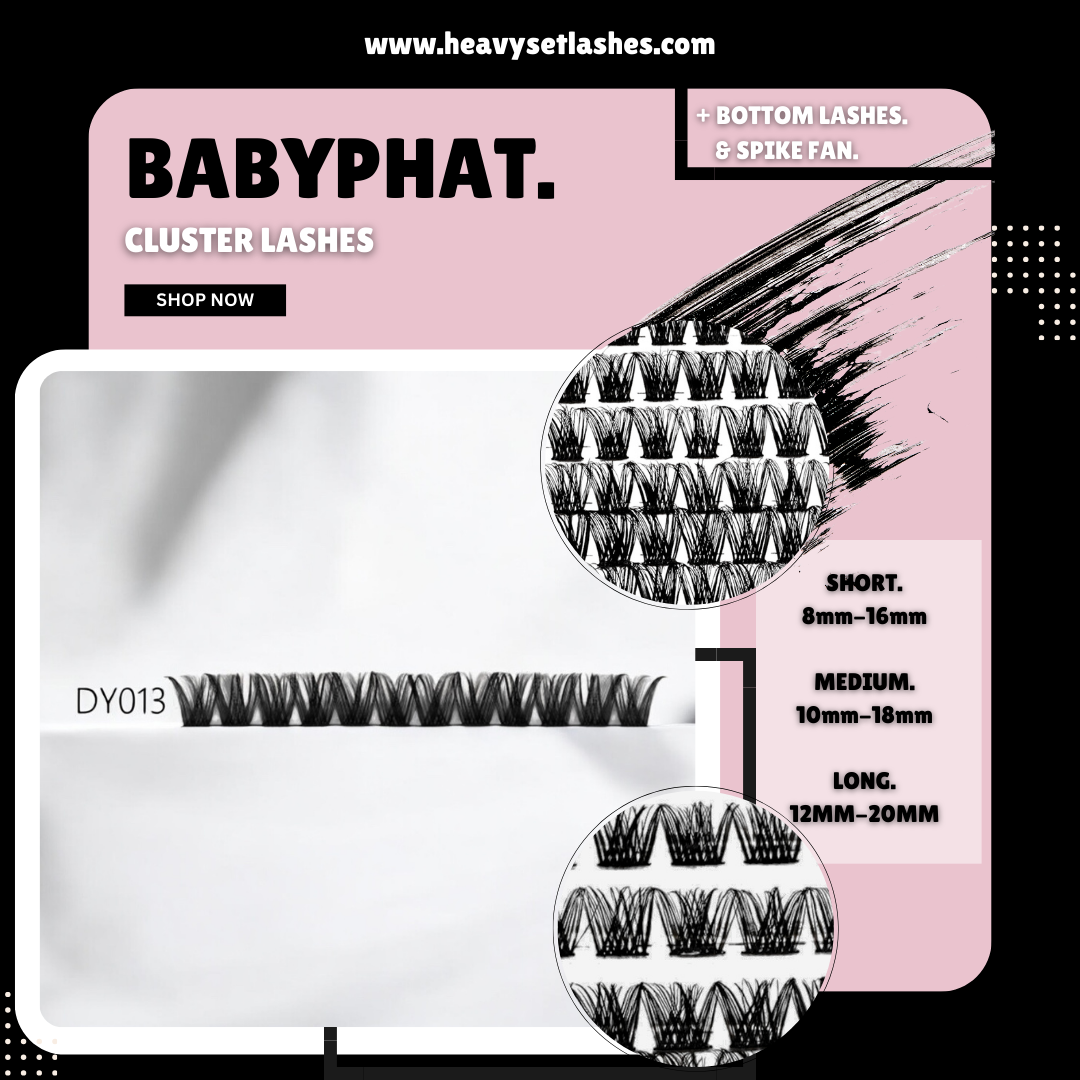 BABYPHAT: DIY CLUSTER LASH EXTENSION KIT by HEAVYSET.