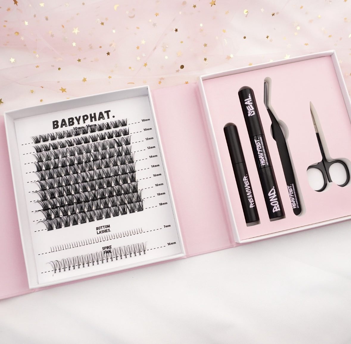 BABYPHAT: DIY CLUSTER LASH EXTENSION KIT by HEAVYSET.