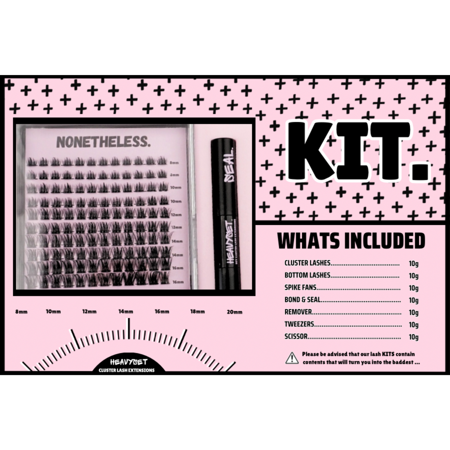 NONETHELESS: DIY CLUSTER LASH EXTENSION KIT by HEAVYSET.