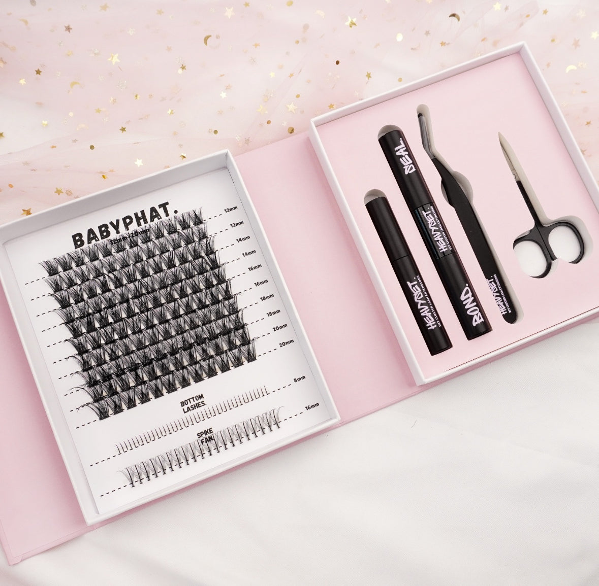 BABYPHAT: DIY CLUSTER LASH EXTENSION KIT by HEAVYSET.