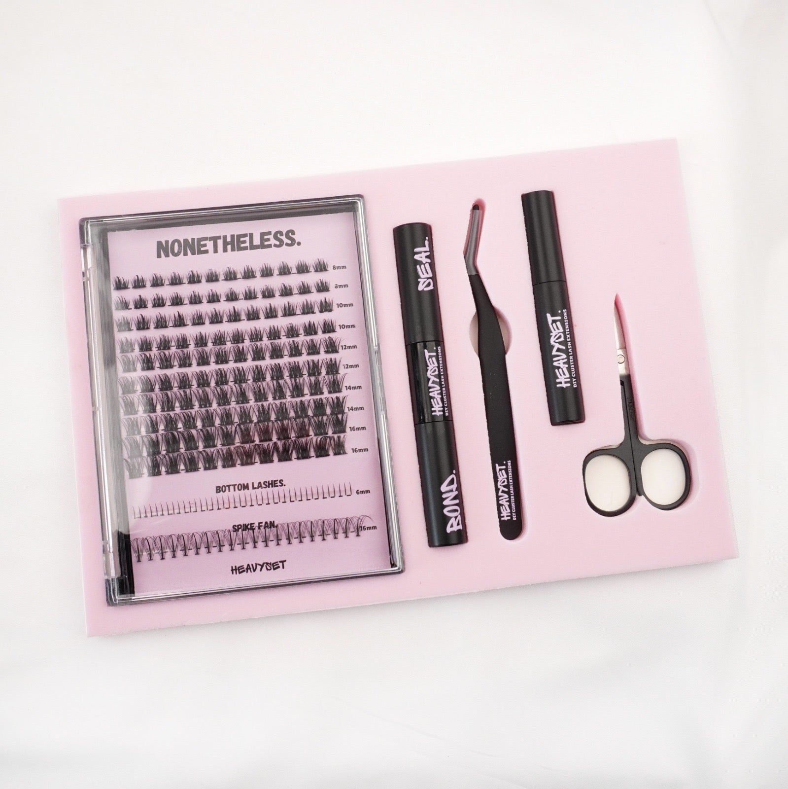 NONETHELESS: DIY CLUSTER LASH EXTENSION KIT by HEAVYSET.