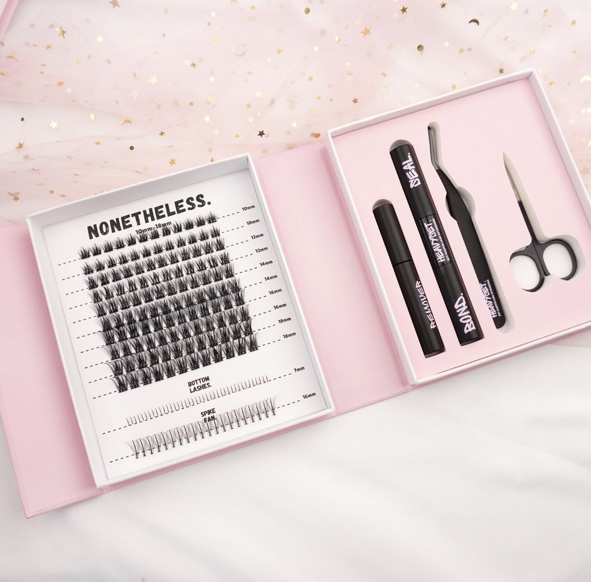 NONETHELESS: DIY CLUSTER LASH EXTENSION KIT by HEAVYSET.